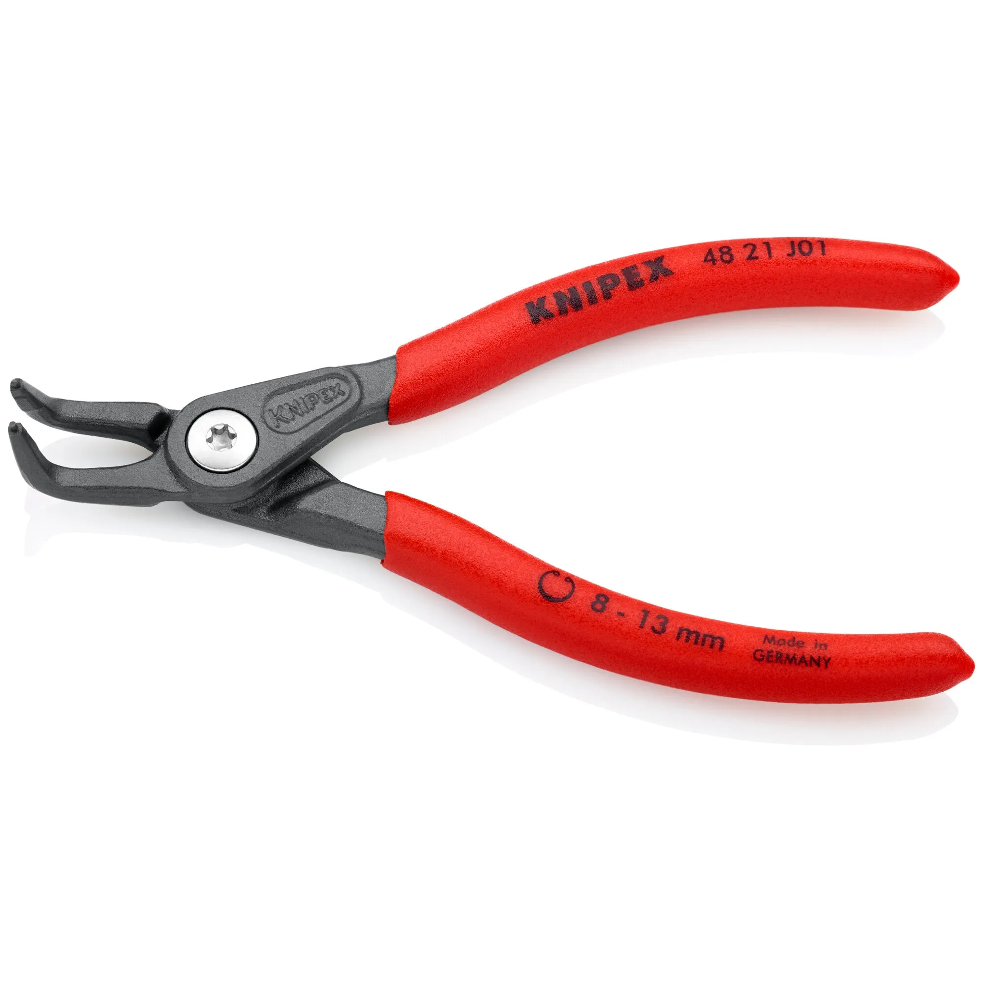 Knipex 48 21 J01 5 1/8" Internal 90 Angled Precision Snap Ring Pliers