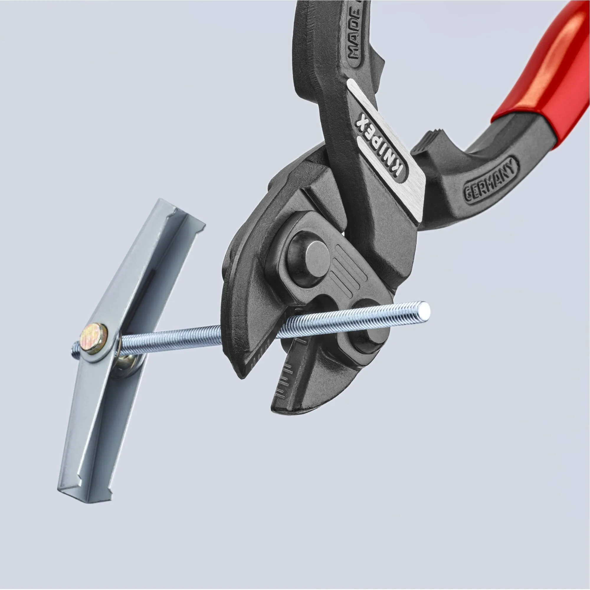 Knipex 71 31 250 10" CoBolt High Leverage XL Compact Bolt Cutters-Notched Blade