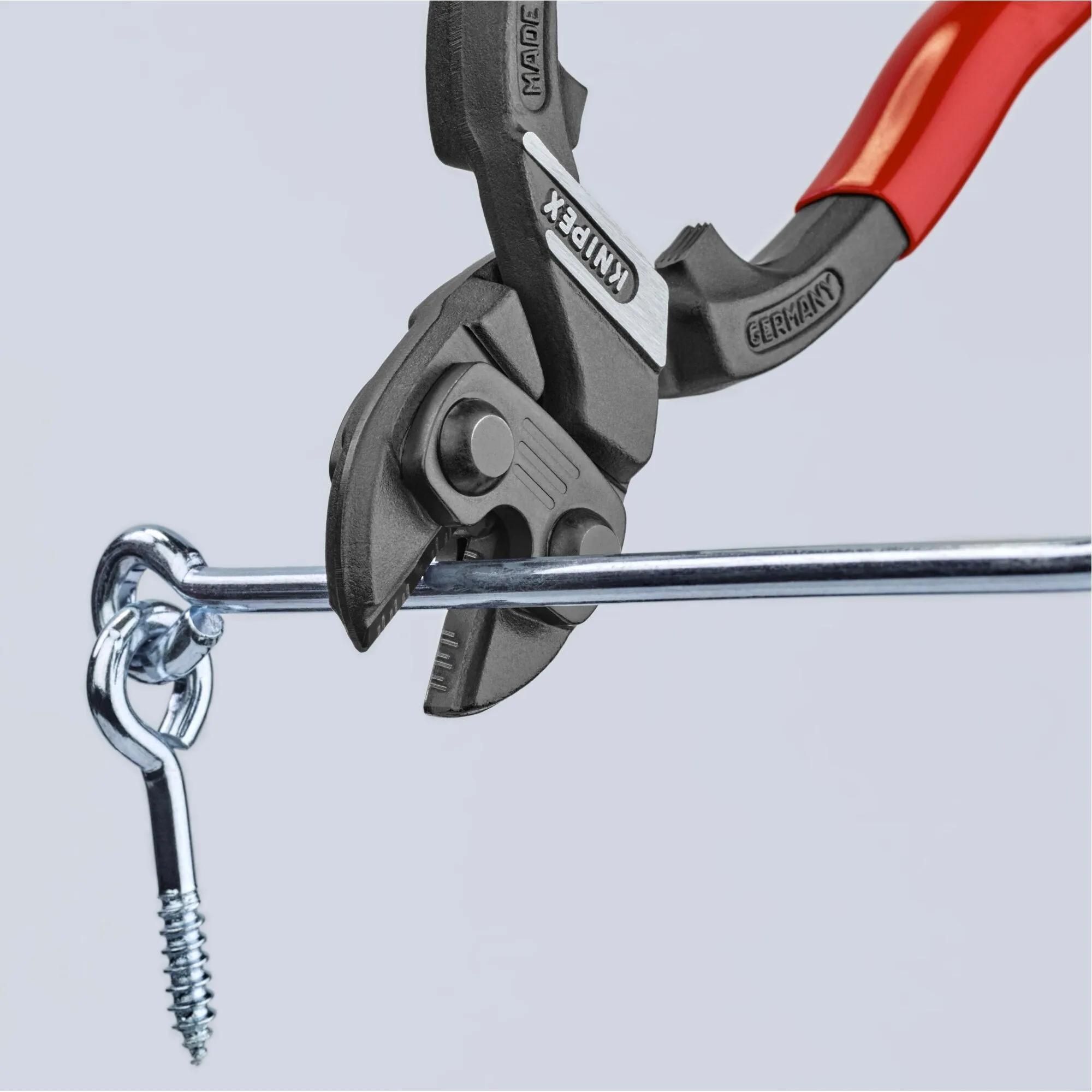 Knipex 71 31 250 10" CoBolt High Leverage XL Compact Bolt Cutters-Notched Blade