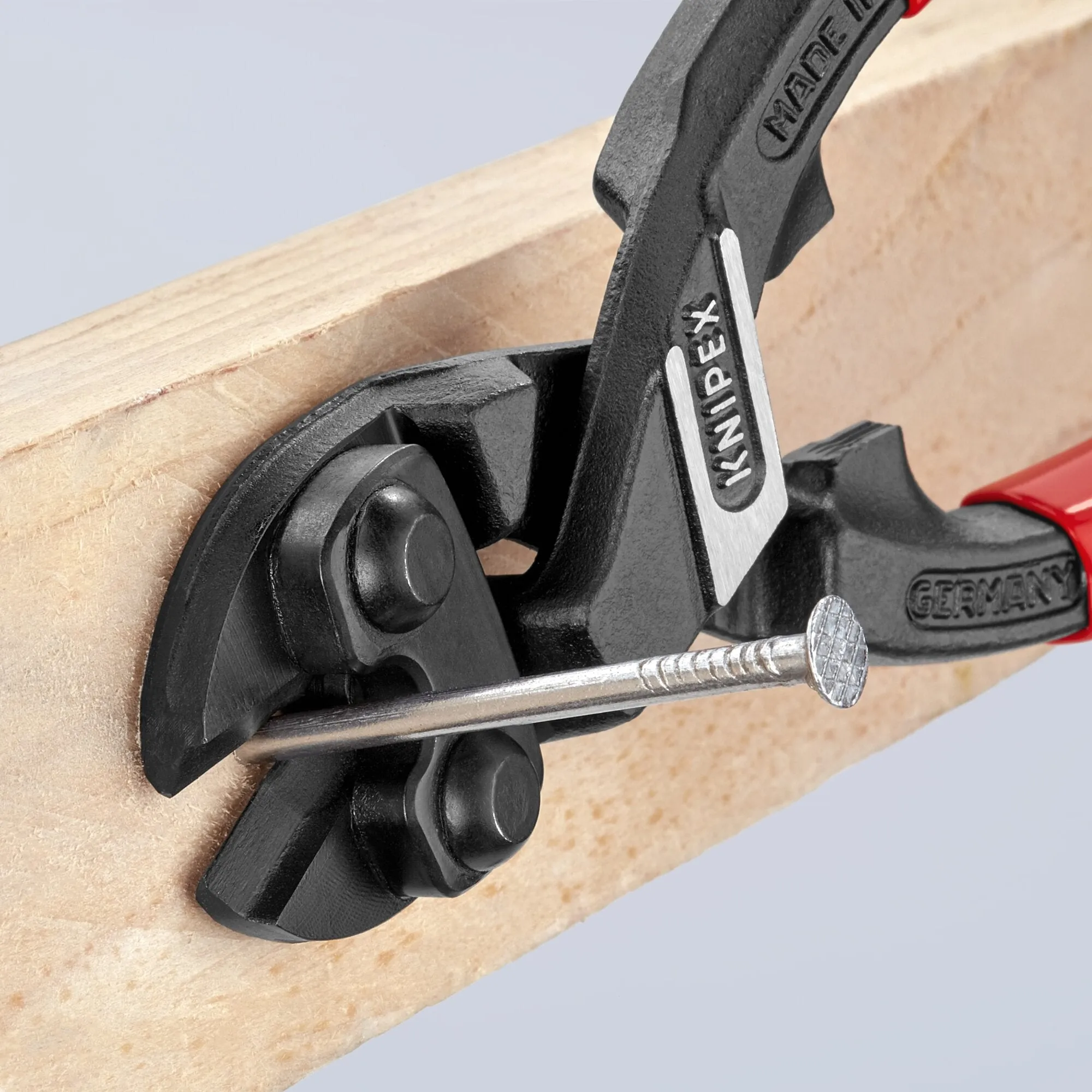 Knipex 71 41 200 SBA 8" CoBolt High Leverage 20 Angled Compact Bolt Cutters-Notched Blade