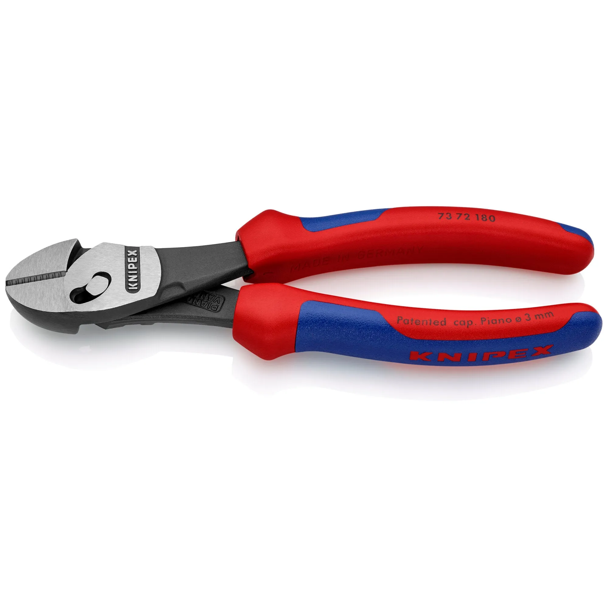 Knipex 73 72 180 BK 7 1/4" Twinforce Diagonal Super Cutters