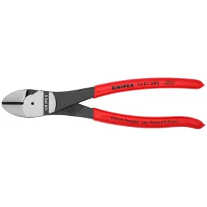 Knipex 74 01 200 8" High Leverage Diagonal Cutters