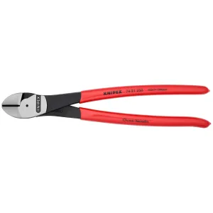Knipex 74 21 250 SBA 10" High Leverage 12 Angled Diagonal Cutters