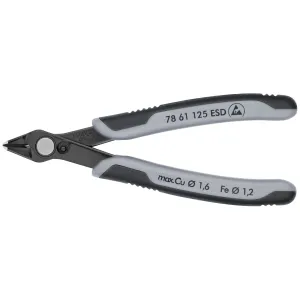 Knipex 78 61 125 ESD 5" Electronics Super Knips-ESD Handles