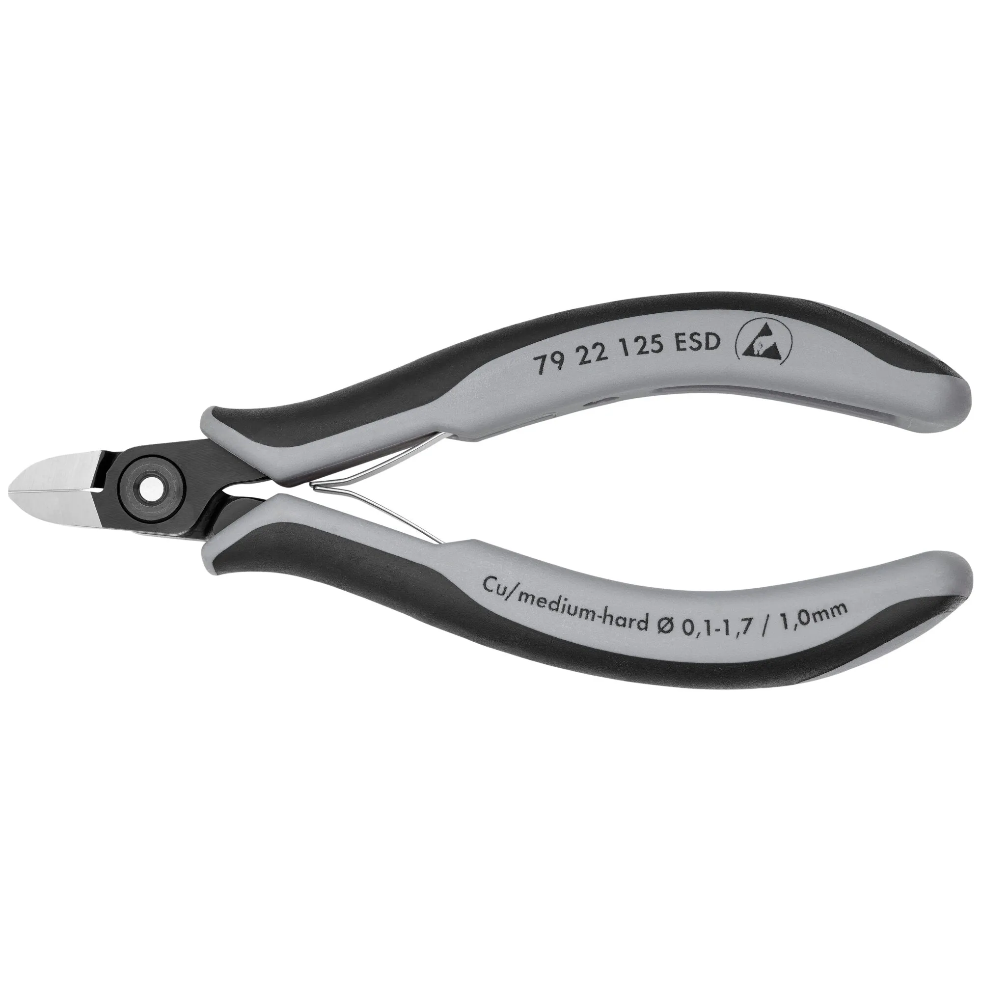 Knipex 79 22 125 ESD 5" Electronics Diagonal Cutters-ESD Handles