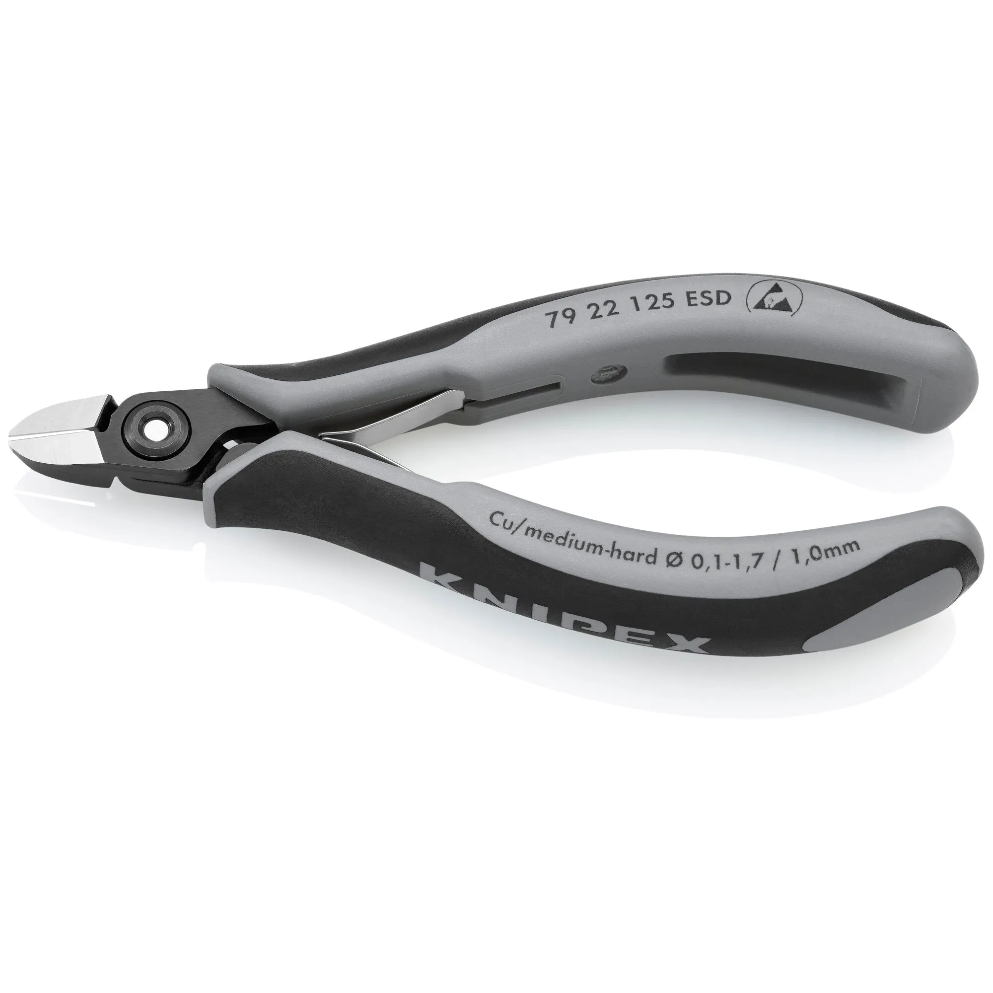 Knipex 79 22 125 ESD 5" Electronics Diagonal Cutters-ESD Handles