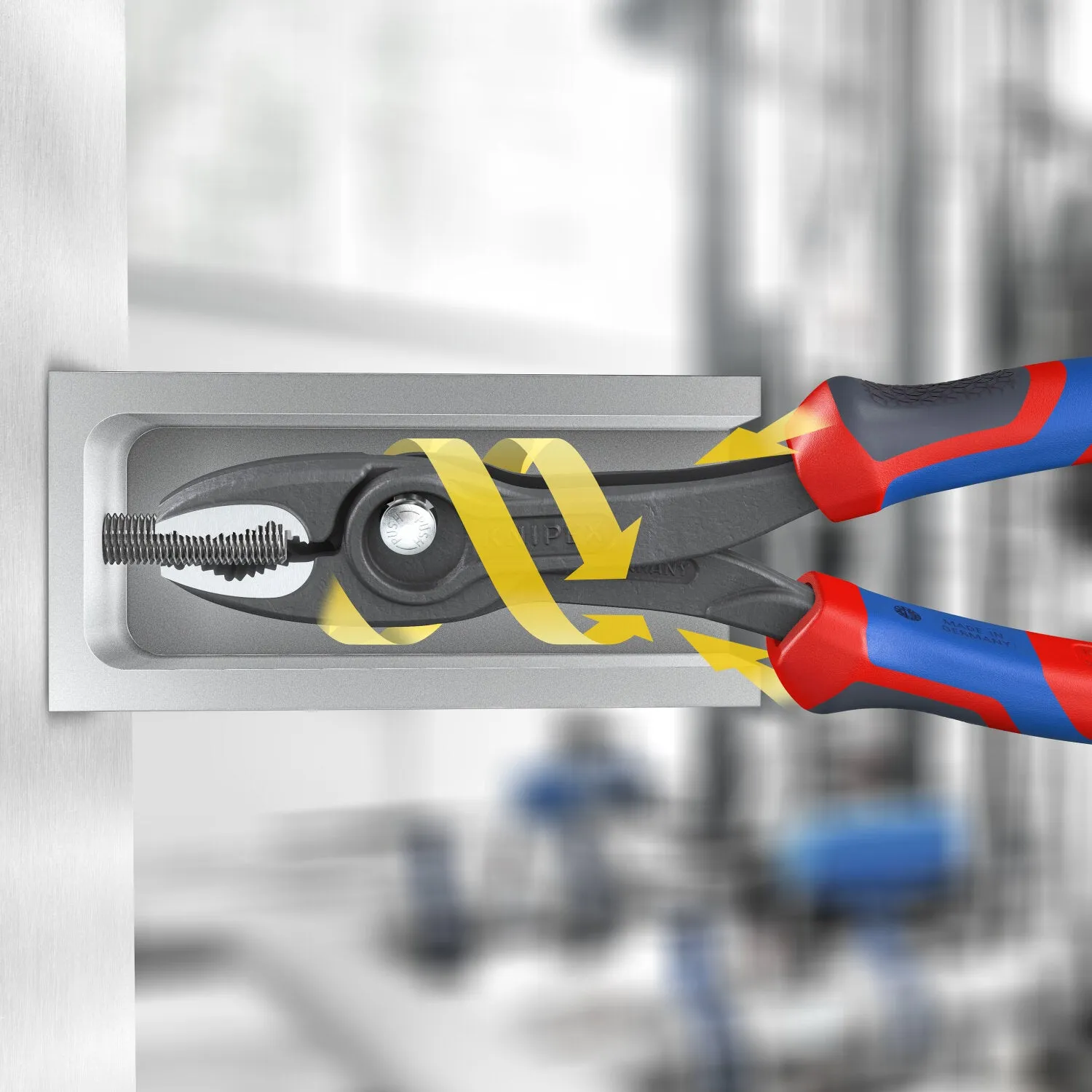 Knipex 82 02 200 SBA KnipeXtend Twin Grip Pliers, 8"