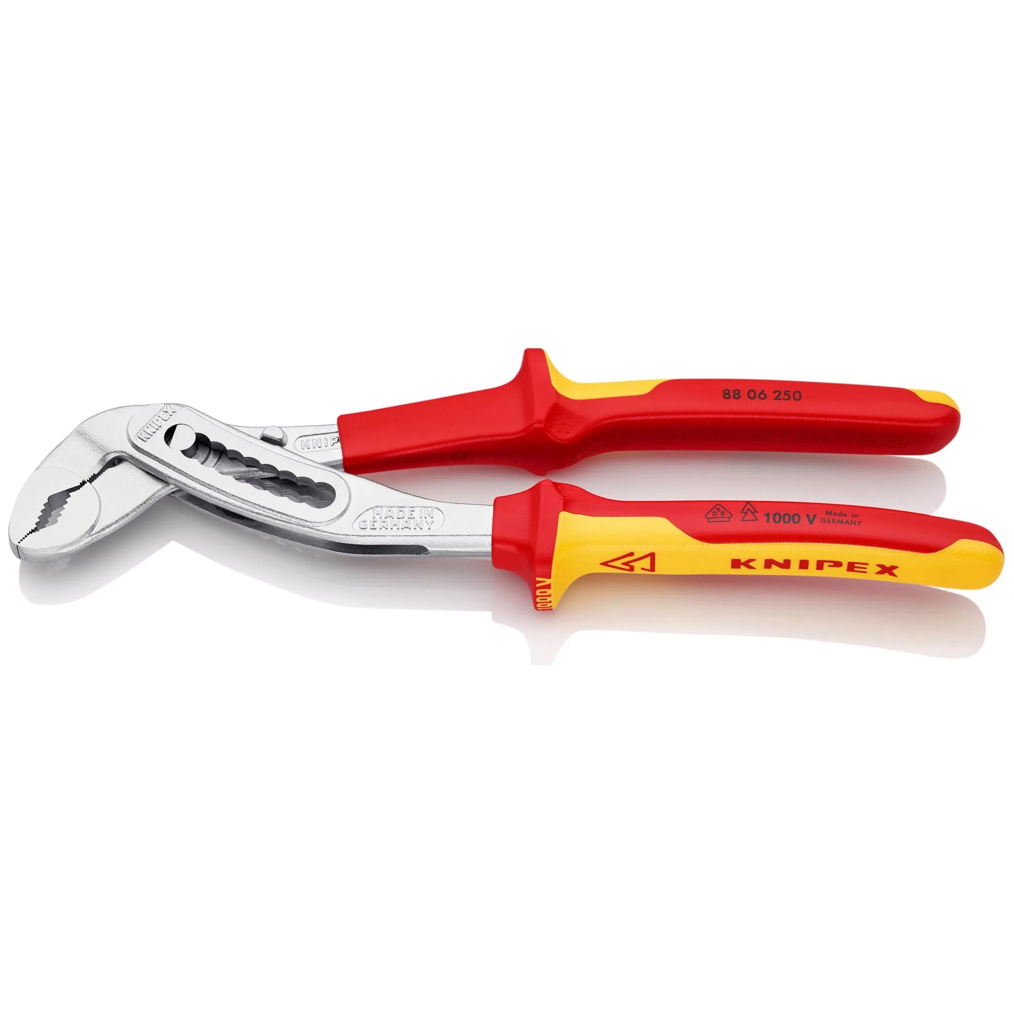 Knipex 88 06 250 10" Alligator Water Pump Pliers-1000V Insulated