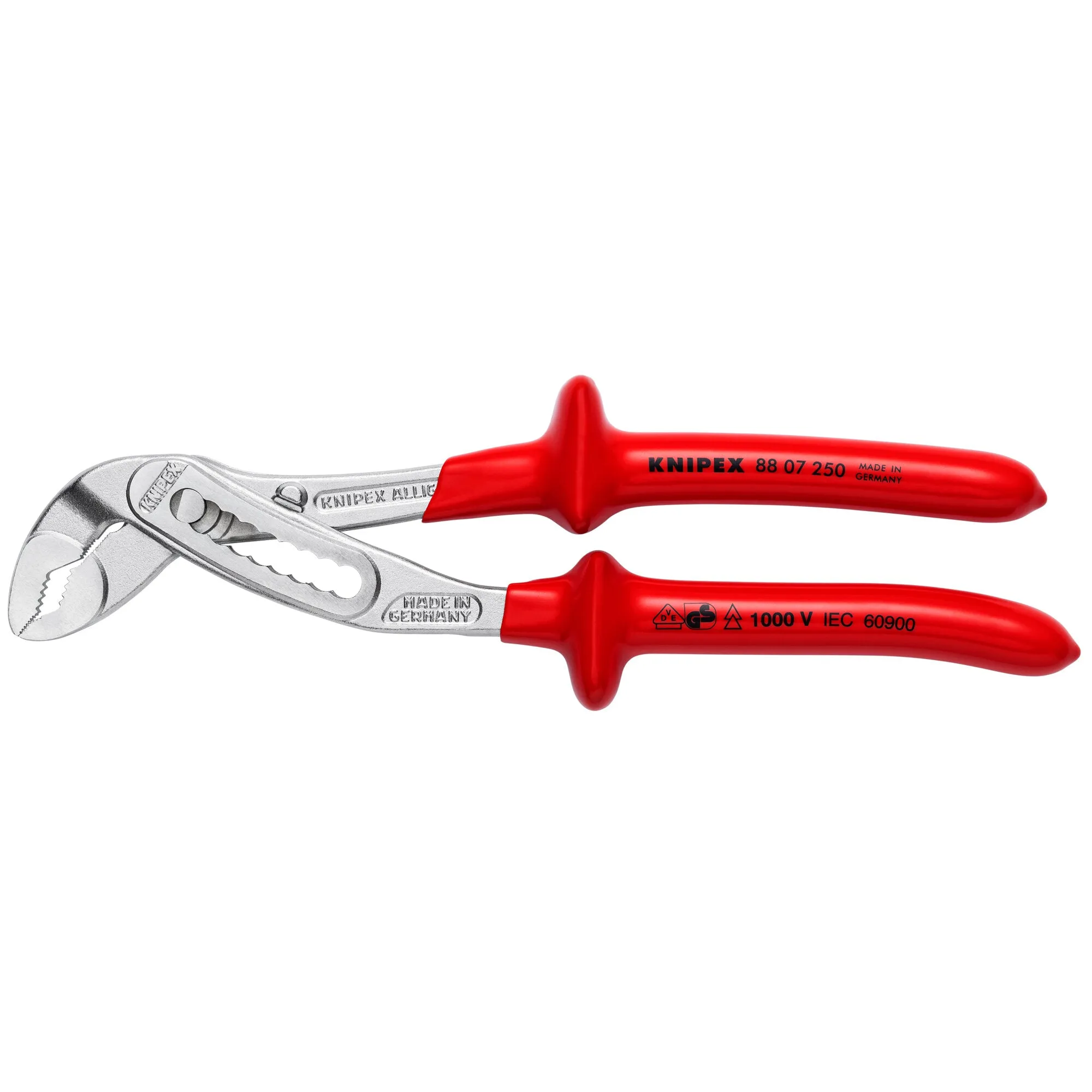 Knipex 88 07 250 10" Alligator Water Pump Pliers-1000V Insulated