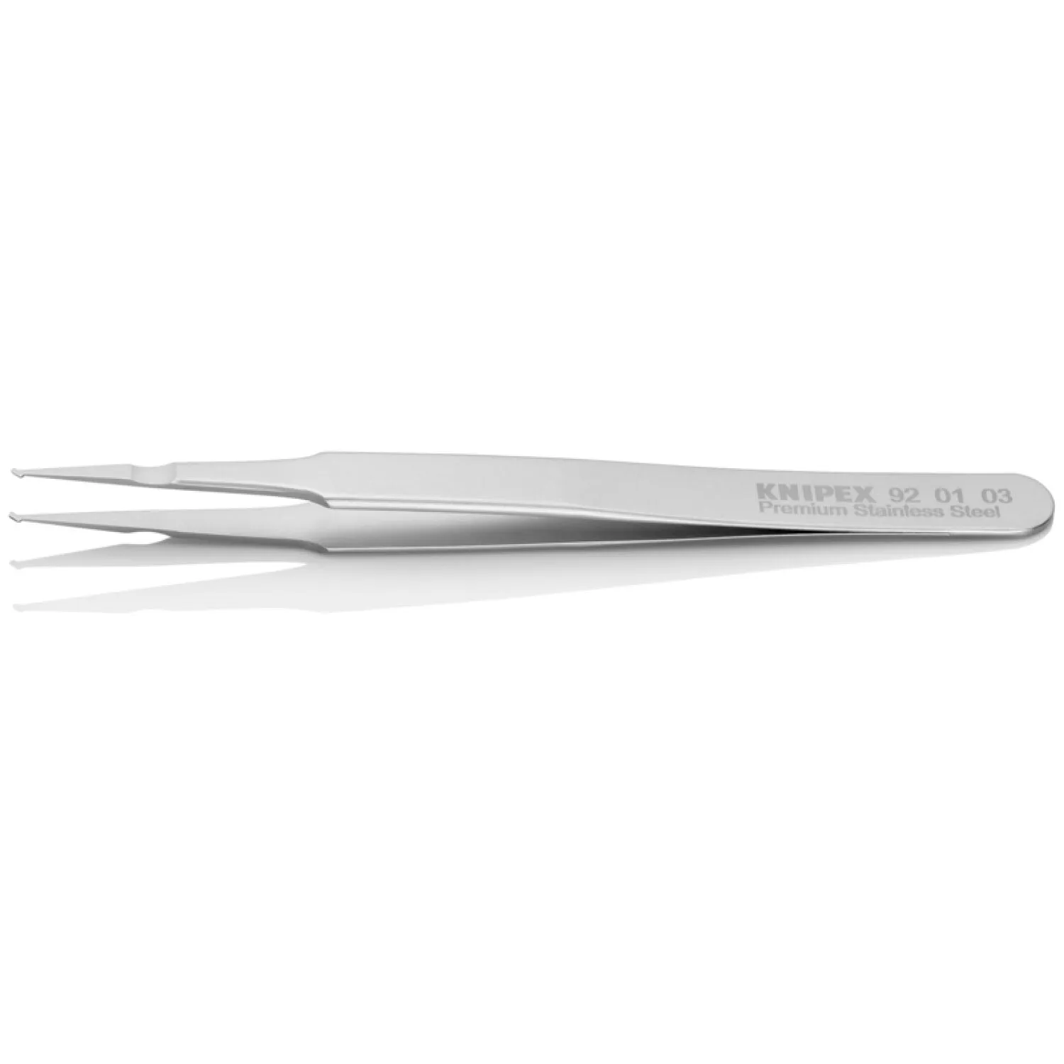 Knipex 92 01 03 4 3/4" Premium Stainless Steel Positioning Tweezers-SMD