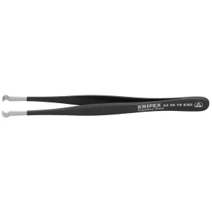 Knipex 92 08 79 ESD 4 3/4" Stainless Steel Positioning Tweezers-ESD