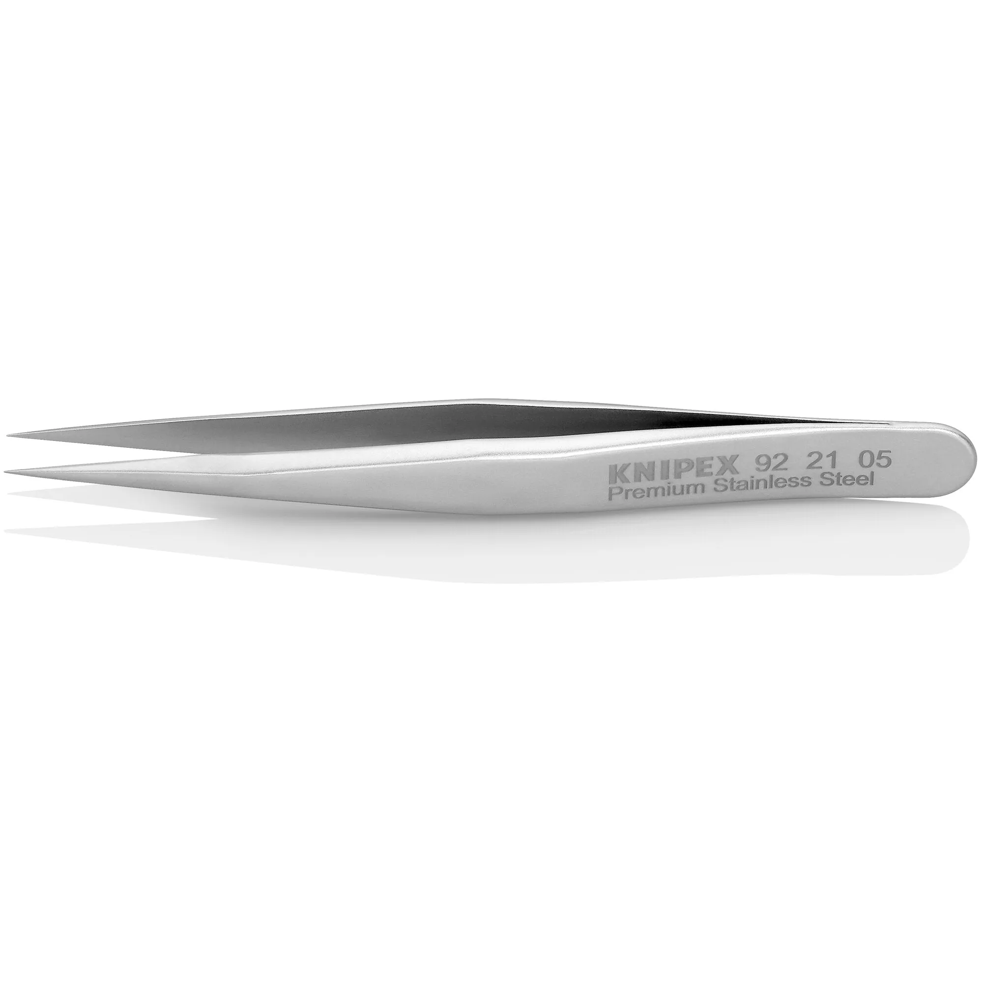 Knipex 92 21 05 2 3/4" Premium Stainless Steel Gripping Tweezers-Needle-Point Tips