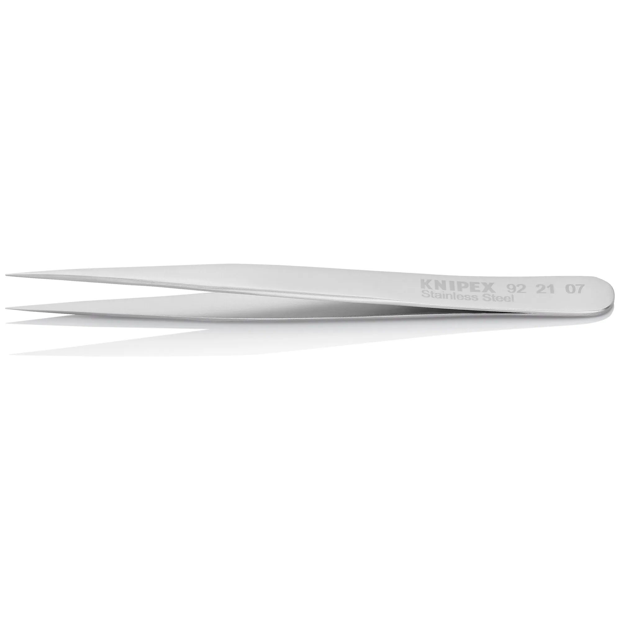 Knipex 92 21 07 4 1/2" Stainless Steel Gripping Tweezers-Needle Point Tips