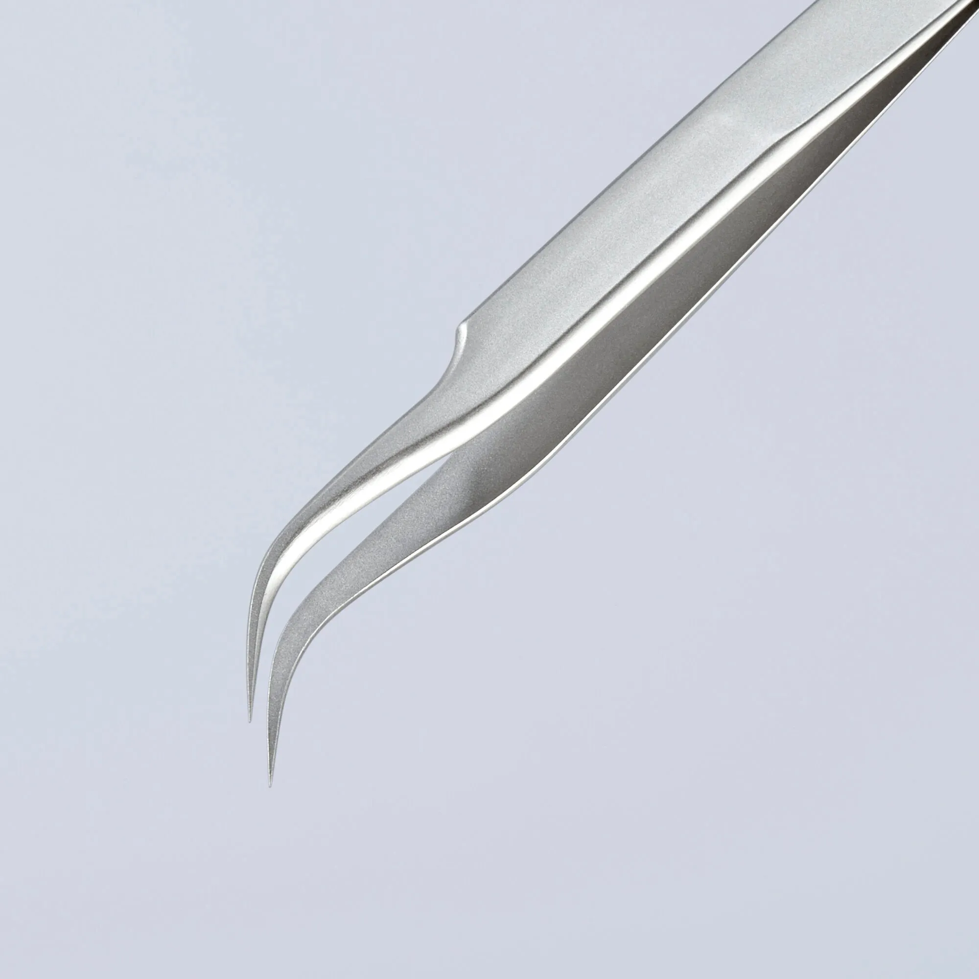 Knipex 92 31 01 4 3/4" Premium Stainless Steel Gripping Tweezers-45Angled-Needle-Point Tips