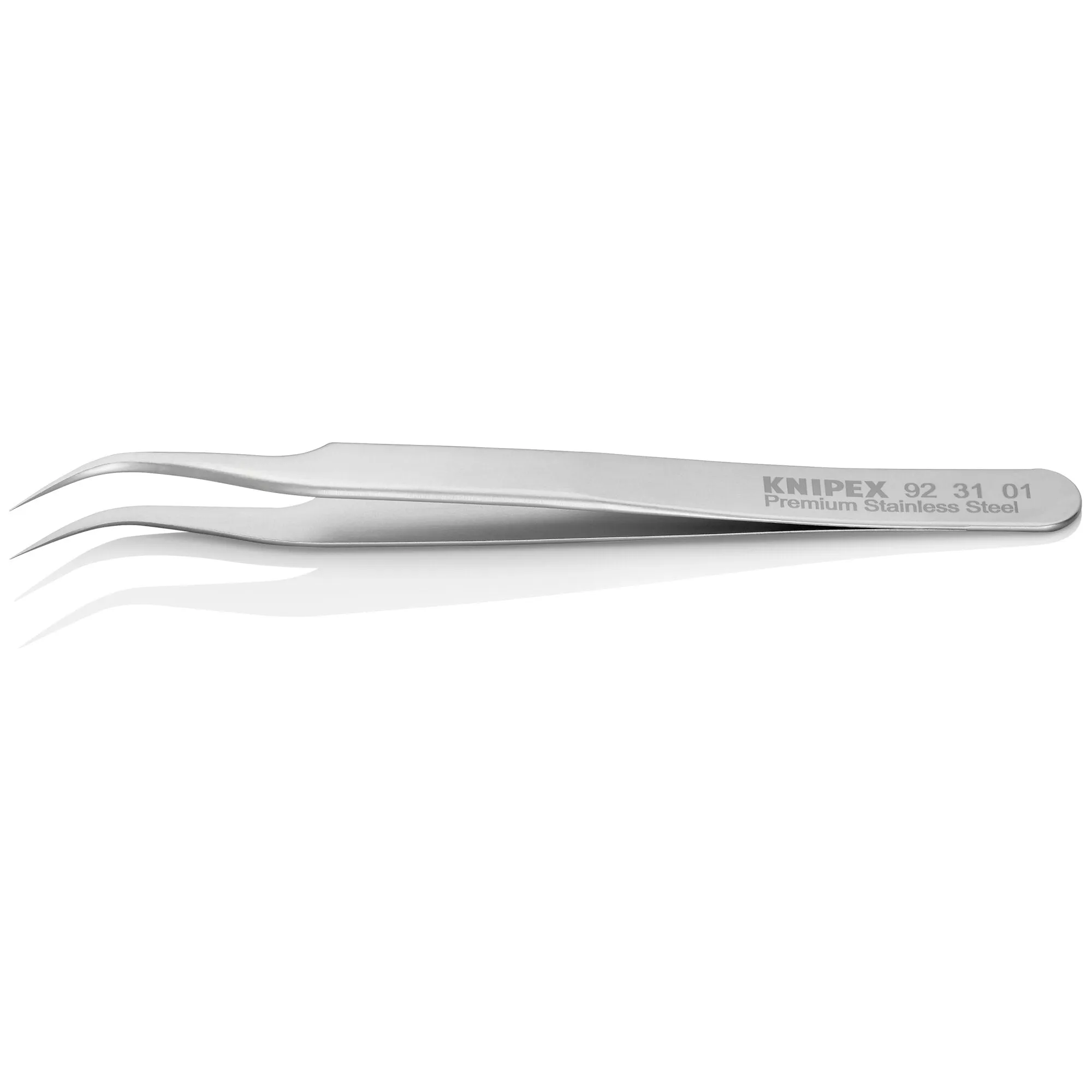 Knipex 92 31 01 4 3/4" Premium Stainless Steel Gripping Tweezers-45Angled-Needle-Point Tips