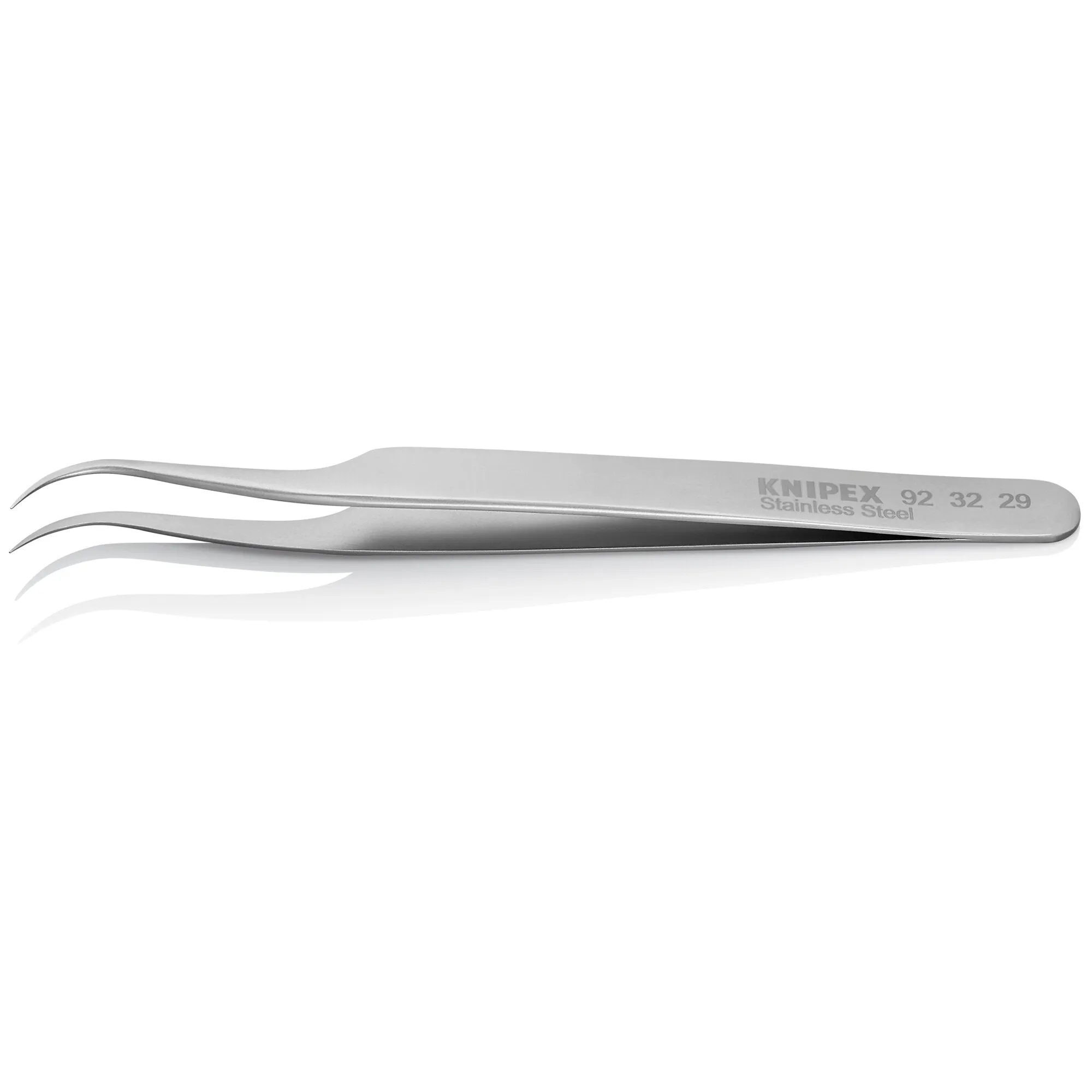 Knipex 92 32 29 4 1/2" Stainless Steel Gripping Tweezers--35 Angled-Needle Point Tips