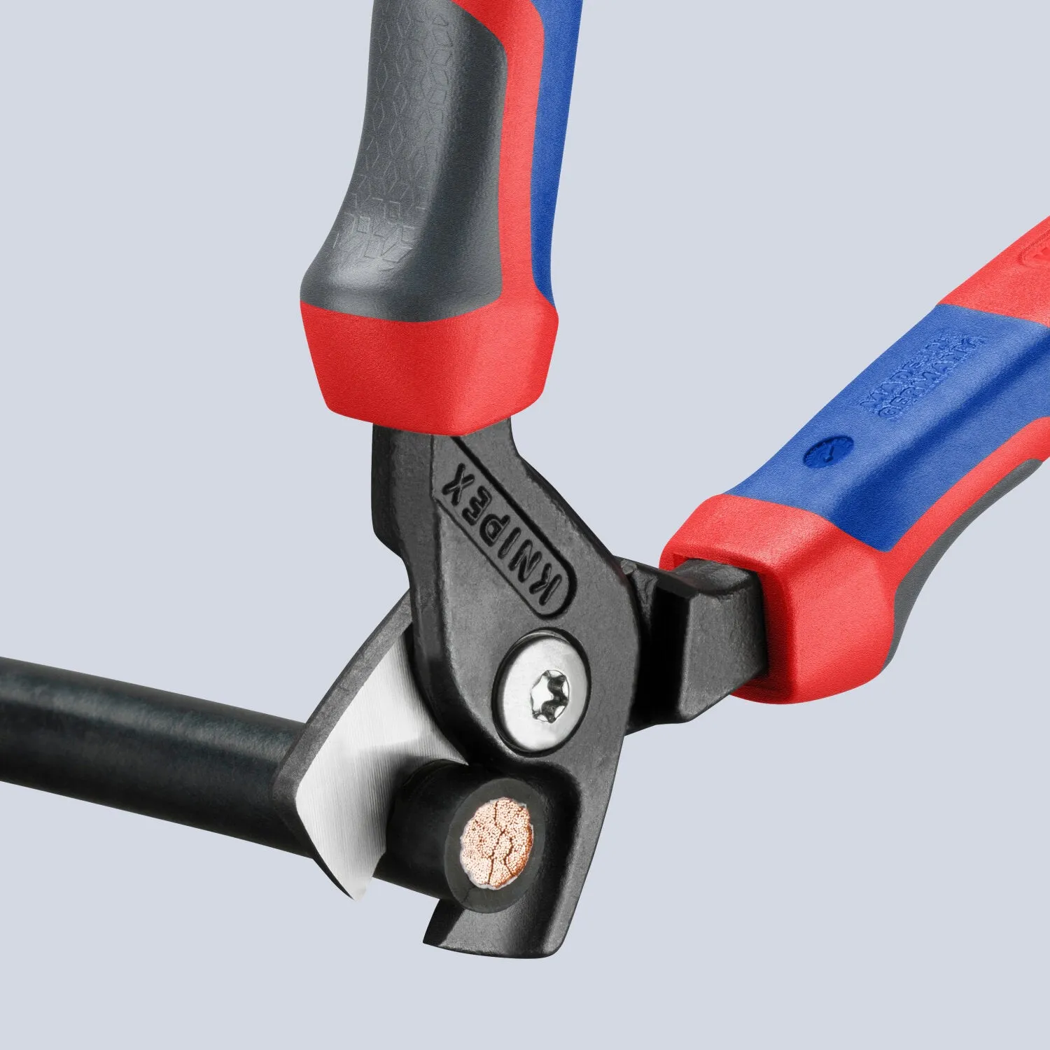 Knipex 95 12 160 SBA KnipeXtend StepCut Cable Shears, 6 1/4"