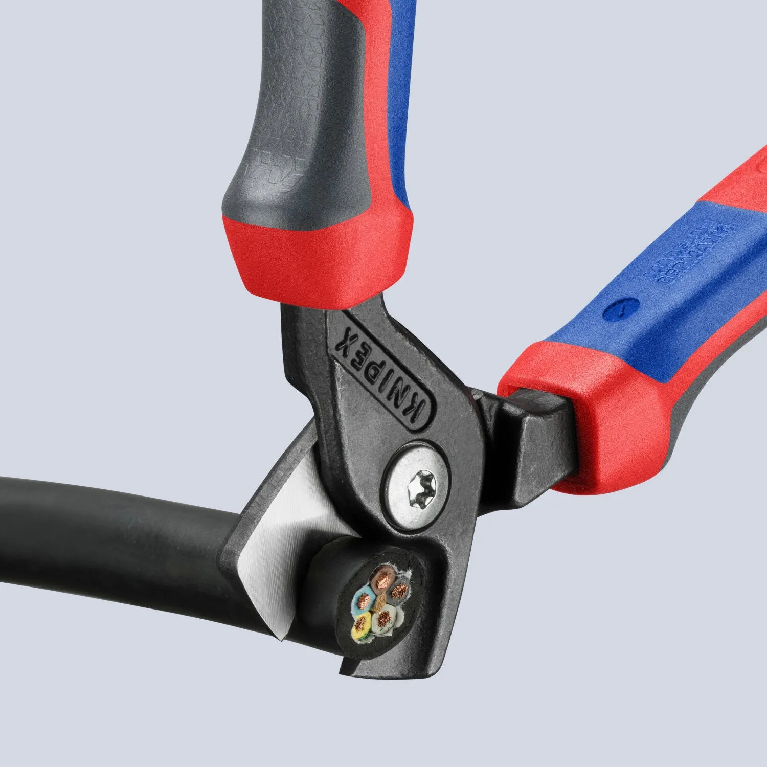Knipex 95 12 160 SBA KnipeXtend StepCut Cable Shears, 6 1/4"