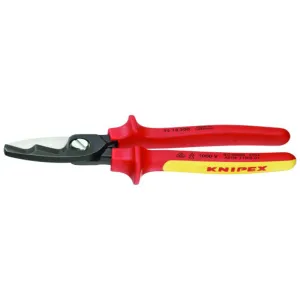 Knipex 95 18 200 SBA 8" Cable Shears-Twin Cutting Edges-1000V Insulated