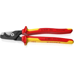 Knipex 95 18 225 SBA StepCut XL Cable Shears-1000V Insulated, 9"