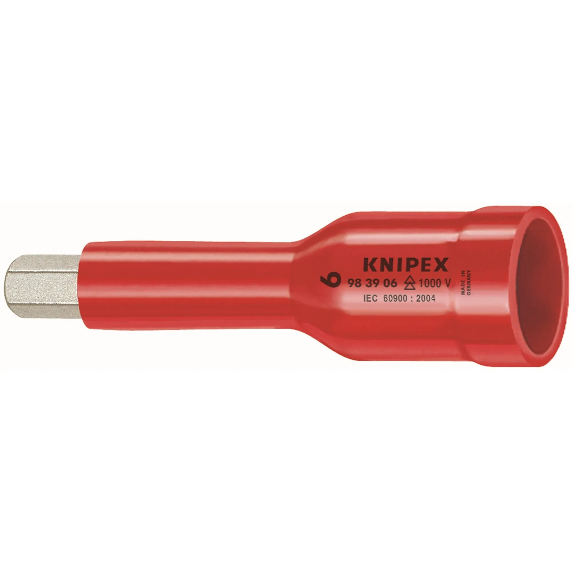Knipex 98 49 08 1/2" Drive 8 mm Hex Socket-1000V Insulated