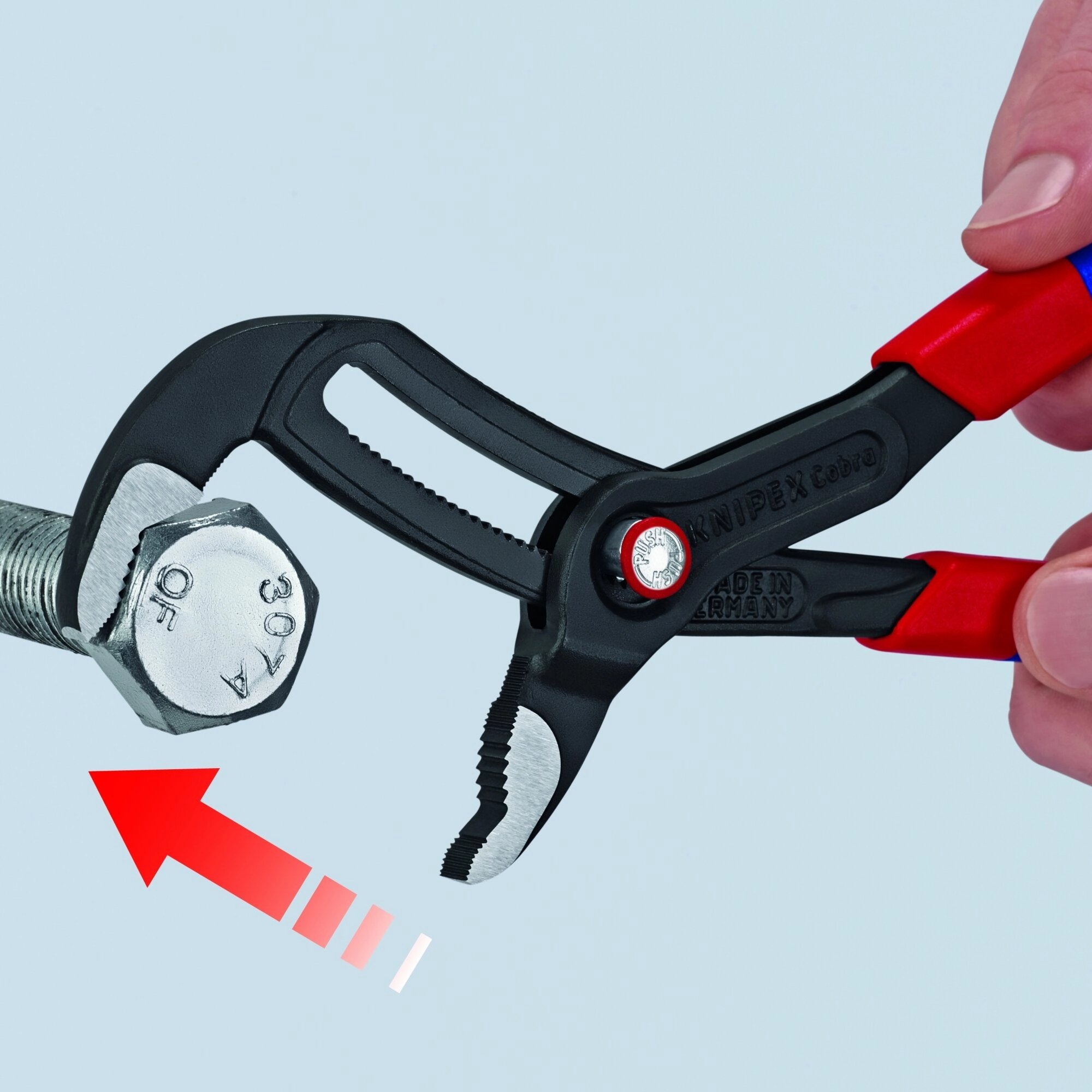 Knipex 87 22 250 10" Cobra QuickSet Water Pump Pliers