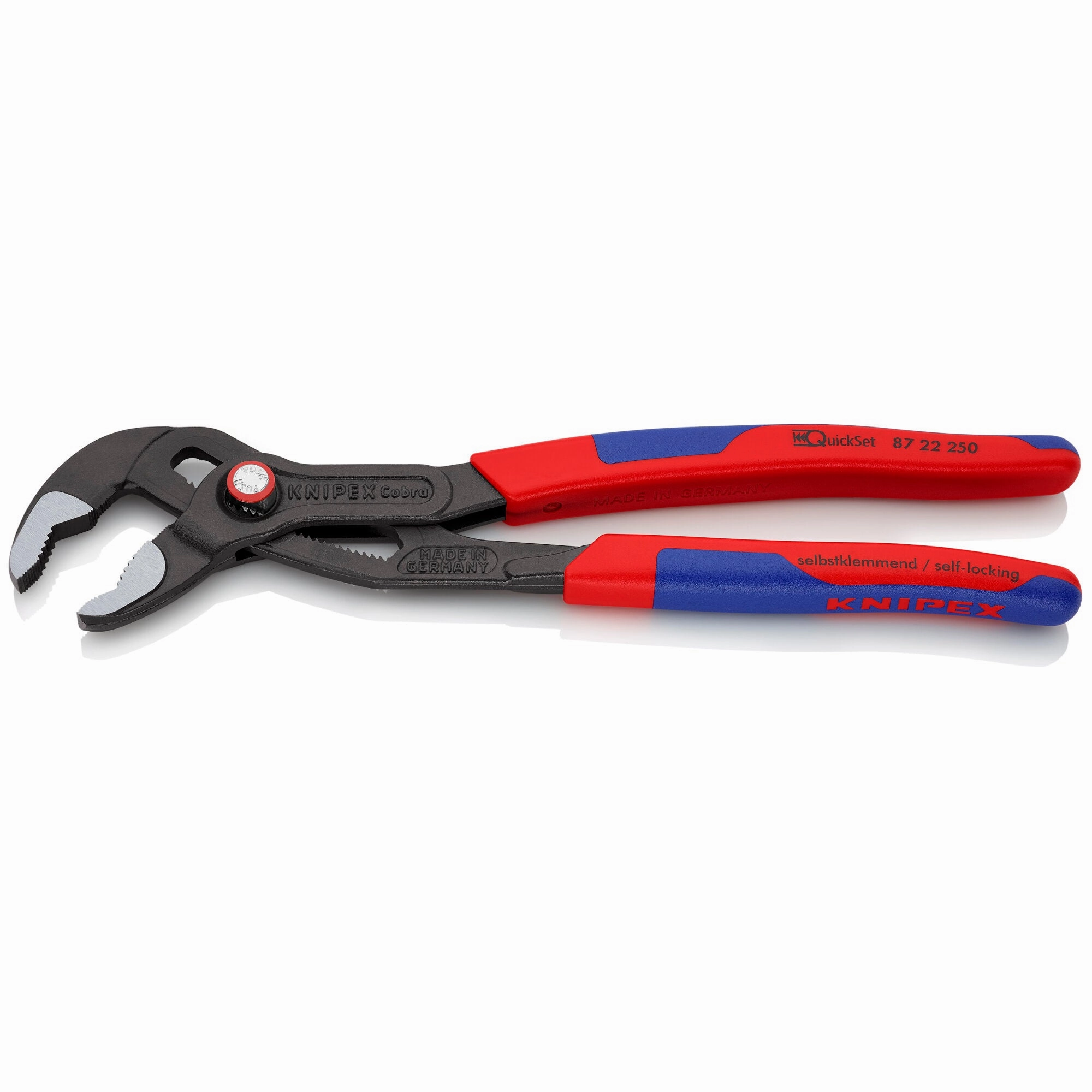 Knipex 87 22 250 10" Cobra QuickSet Water Pump Pliers