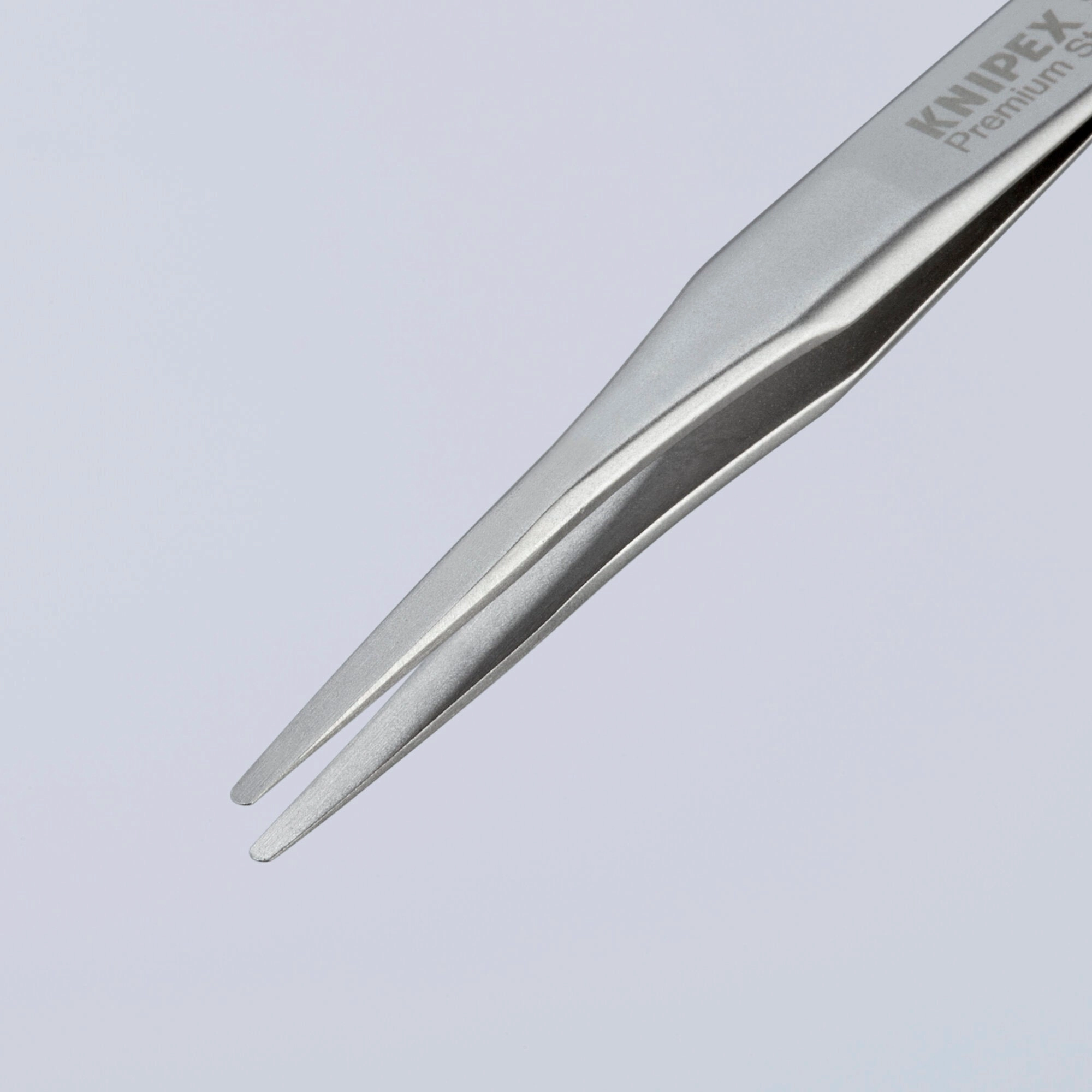 Knipex 92 51 02 2 3/4" Premium Stainless Steel Gripping Tweezers-Blunt Tips