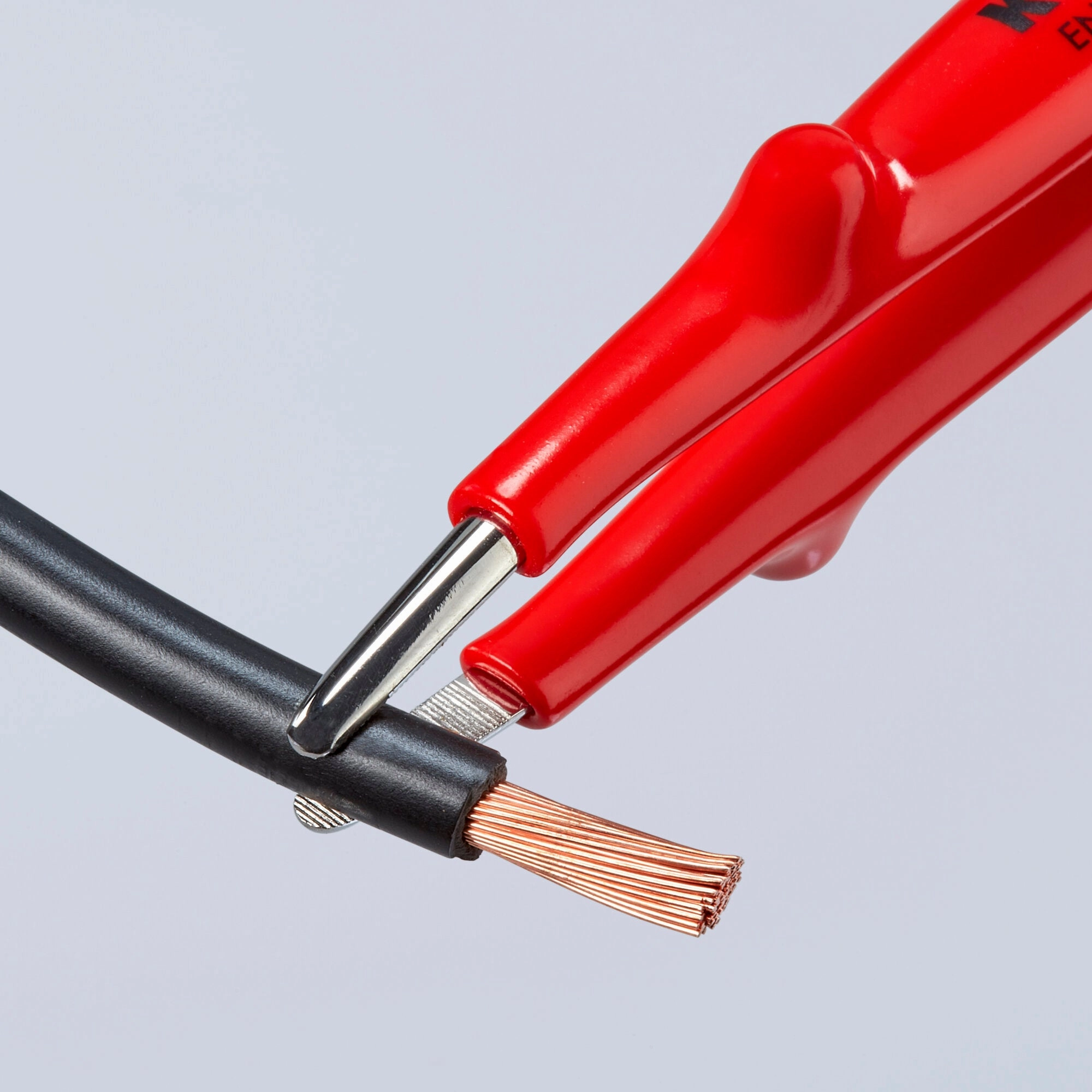 Knipex 92 67 63 5 3/4" Stainless Steel Gripping Tweezers Blunt Tips-1000V Insulated
