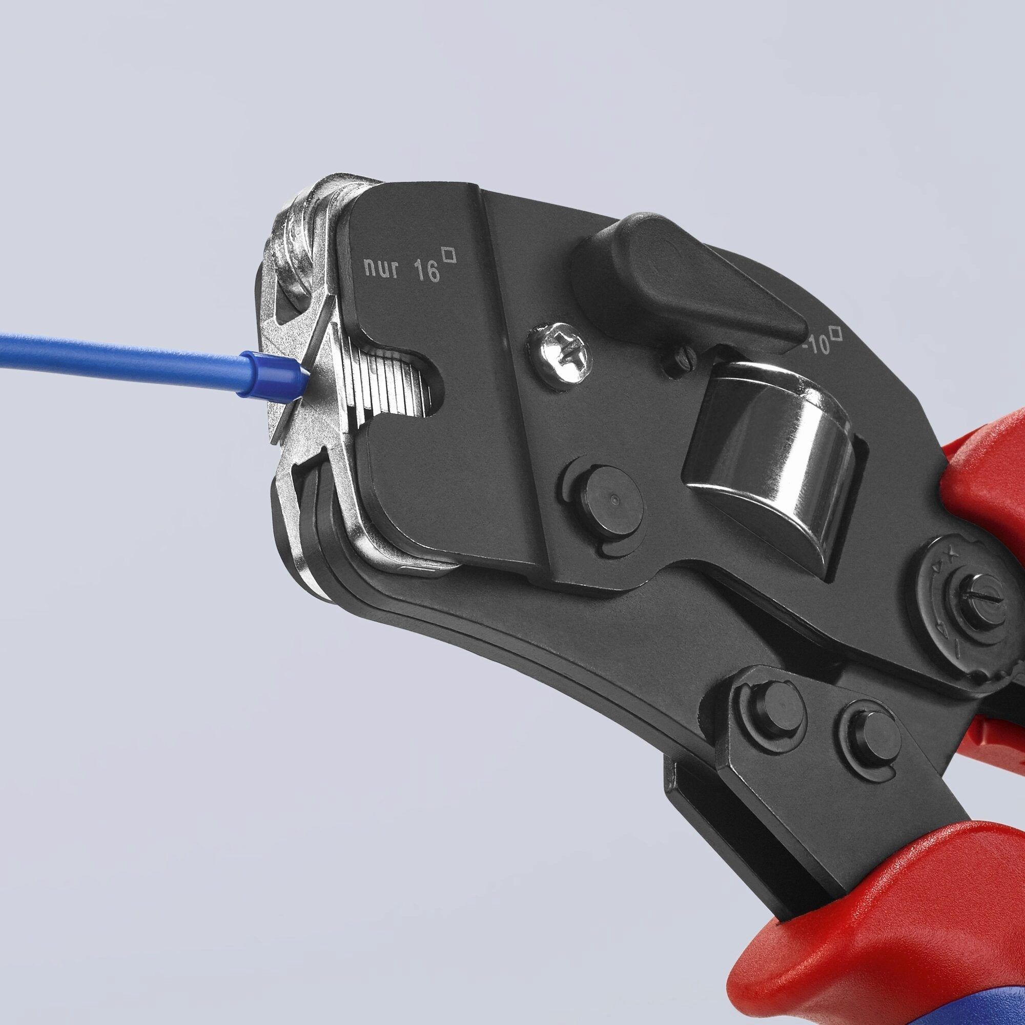 Knipex 97 53 09 7 1/2" Self-Adjusting Crimping Pliers For Wire Ferrules
