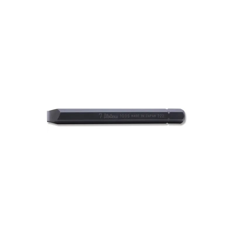 Ko-Ken 100S.80-8 5/16 Hex Dr. Bit Slotted 1.2 x 8 Length 80mm