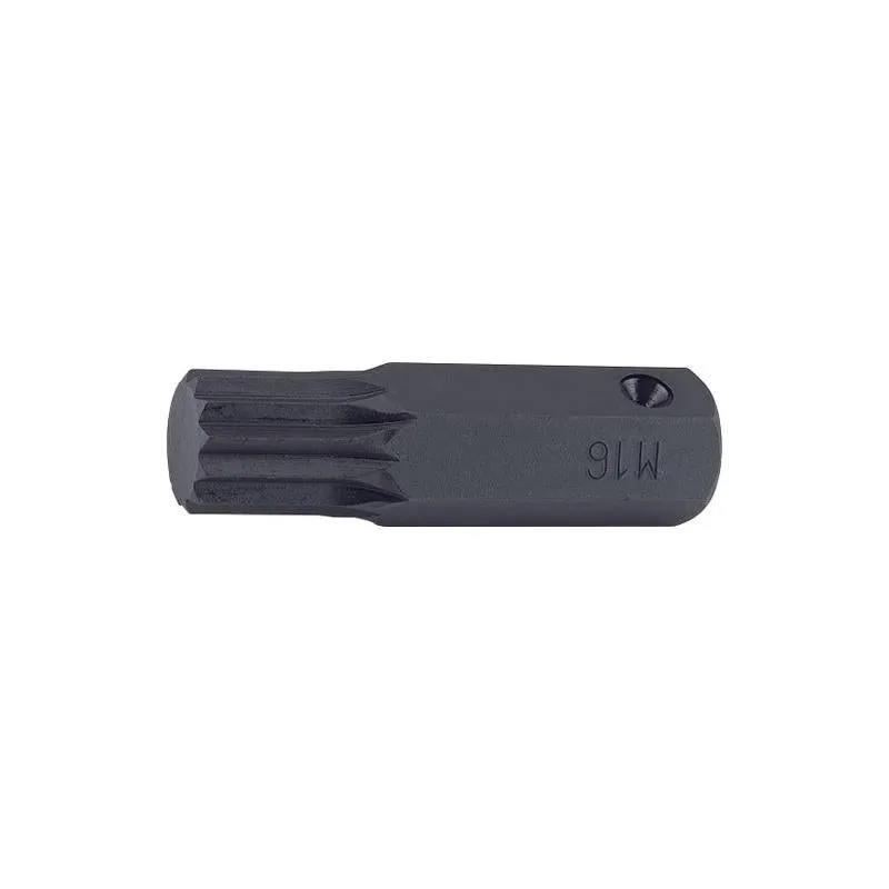 Ko-Ken 107.16-M14 16 mm Hex Dr. Bit XZN M14 Triple Square Length 60 mm