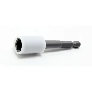 Ko-Ken 113.100-14SV Nut Setter With Plastic Protector 14 MM 6 Point 100 MM Turnable POM Cover 1/4 Hex Drive