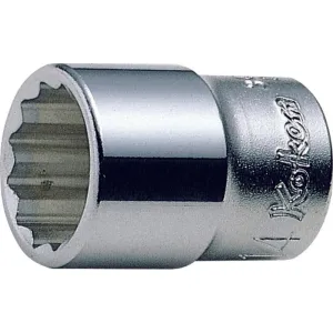 Ko-Ken 3405A-5/8 3/8 Sq. Dr. Socket 5/8 12 point Length 28mm