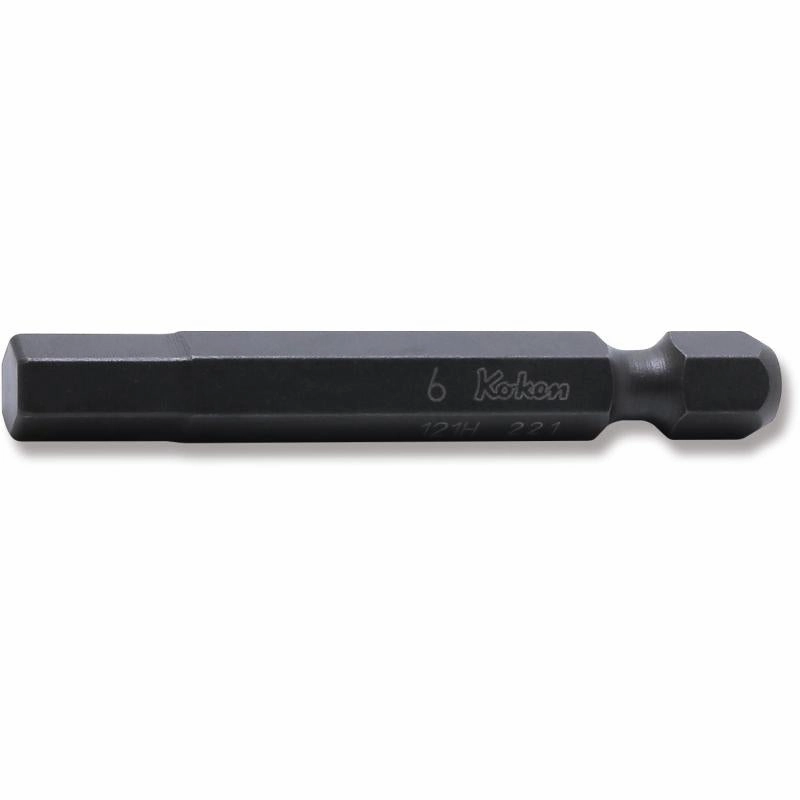 Ko-Ken 121H.50-6 Bit 6 MM Hex 50 MM 1/4 Hex Drive
