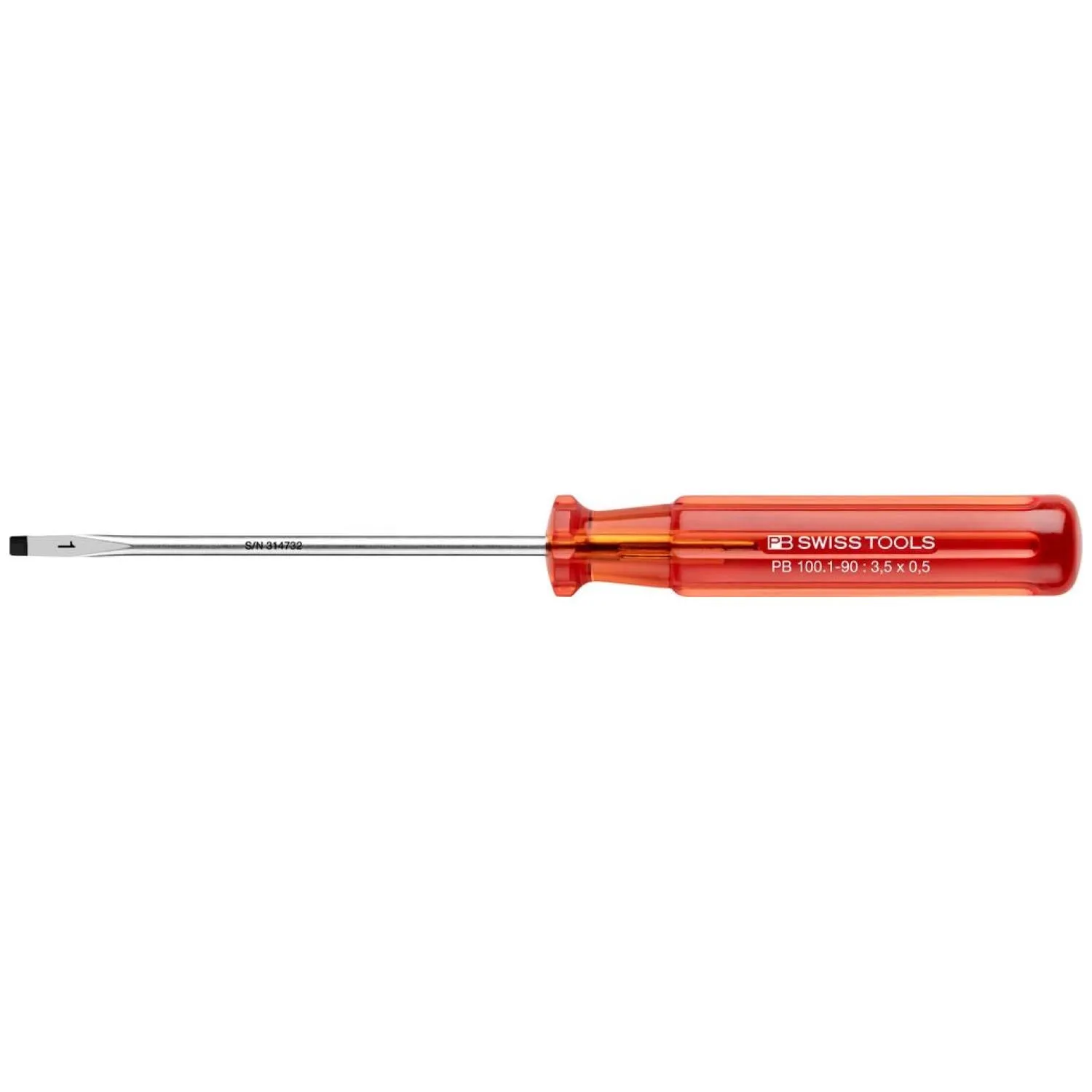 PB Swiss PB 100.1-90 Slotted Classic screwdrivers, 3.5mm x 90mm