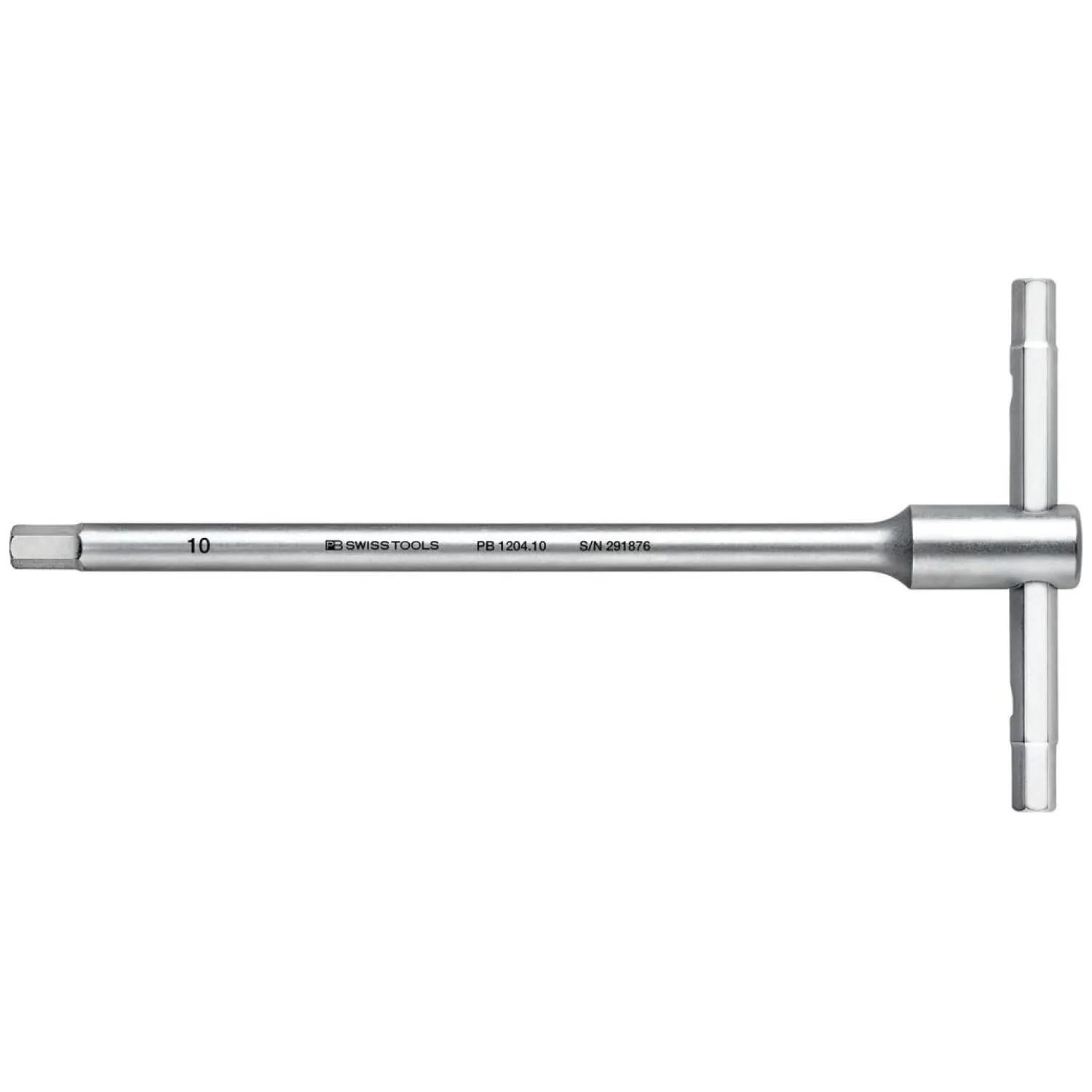 PB Swiss PB 1204.10 Hex Screwdriver with Sliding T-Handle, 10 mm, L - 270 mm