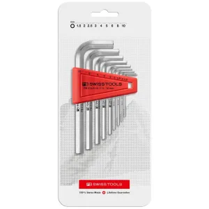 PB Swiss PB 210.H-10 CN Hex key Set L- Wrenches for Hexagon Socket Screws 9 Pcs