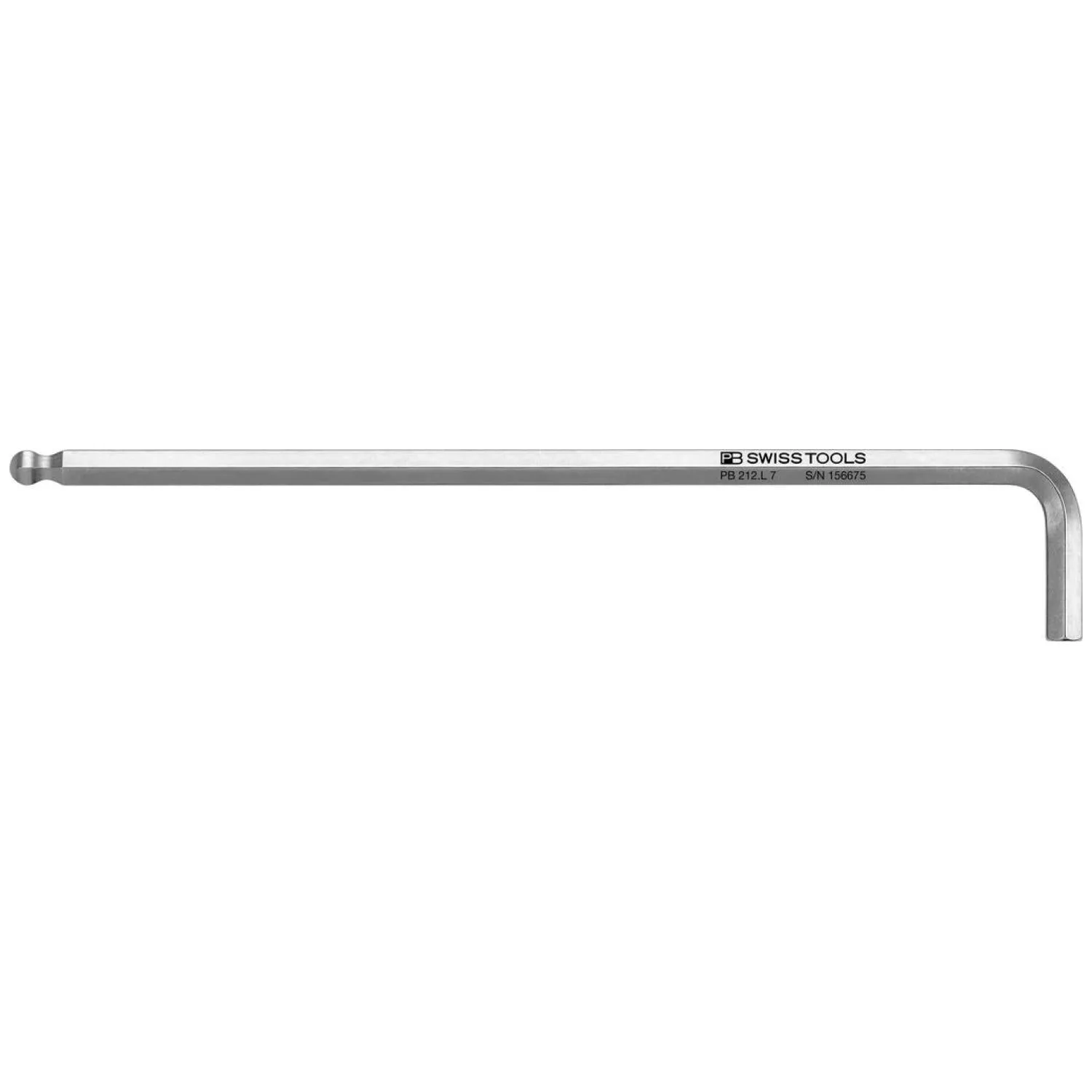 PB Swiss PB 212.L 7 Ballpoint key L- Wrenches, Long For Hexagon Socket Screws, 7 mm