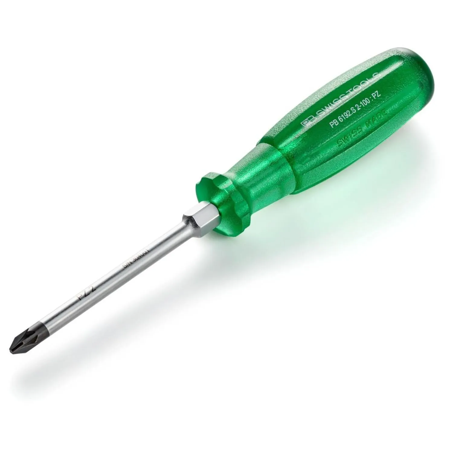 PB Swiss PB 6192.S 2-100 Multicraft Screwdrivers for Pozidriv Screws, L - 210 mm