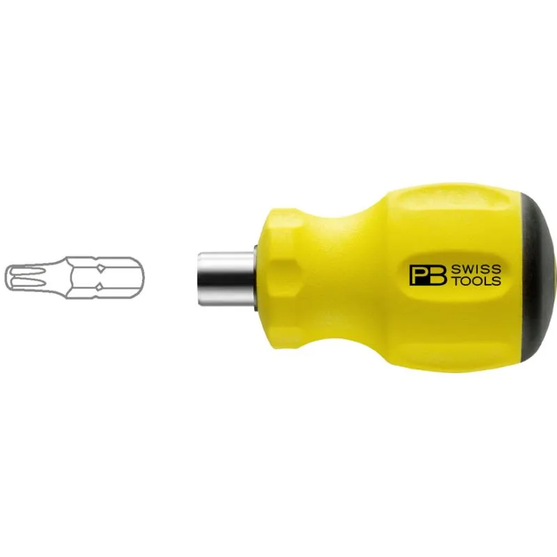 PB Swiss PB 8452.10-10 M ESD Swiss Grip Stubby Bit Holder with Magnet, L - 65 mm