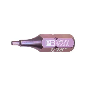 PB Swiss PB C6.213Z-1/16 PrecisionBit For Hexagon Socket Screws L- 25 mm