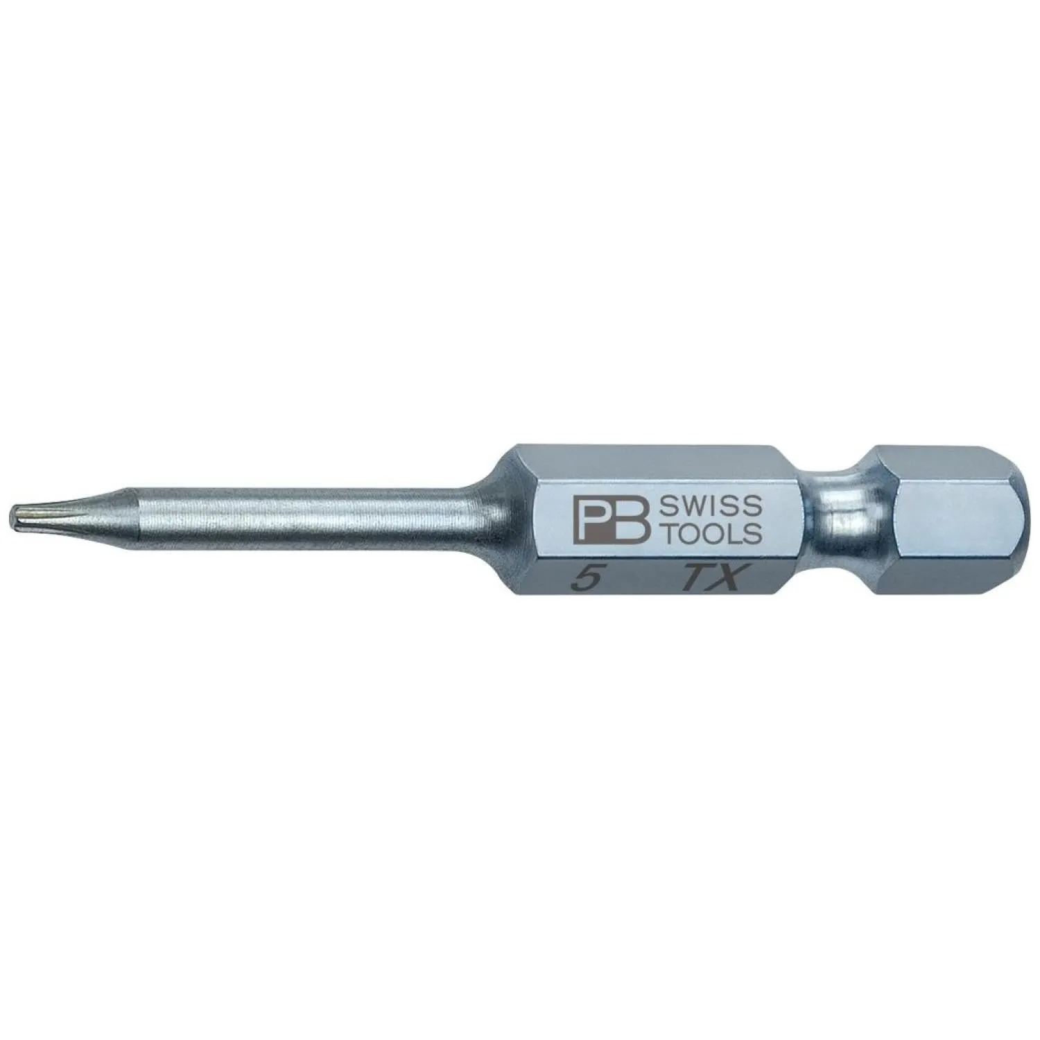 PB Swiss PB E6.400/5-50 Precision Bits For TORX Screws, S - T5