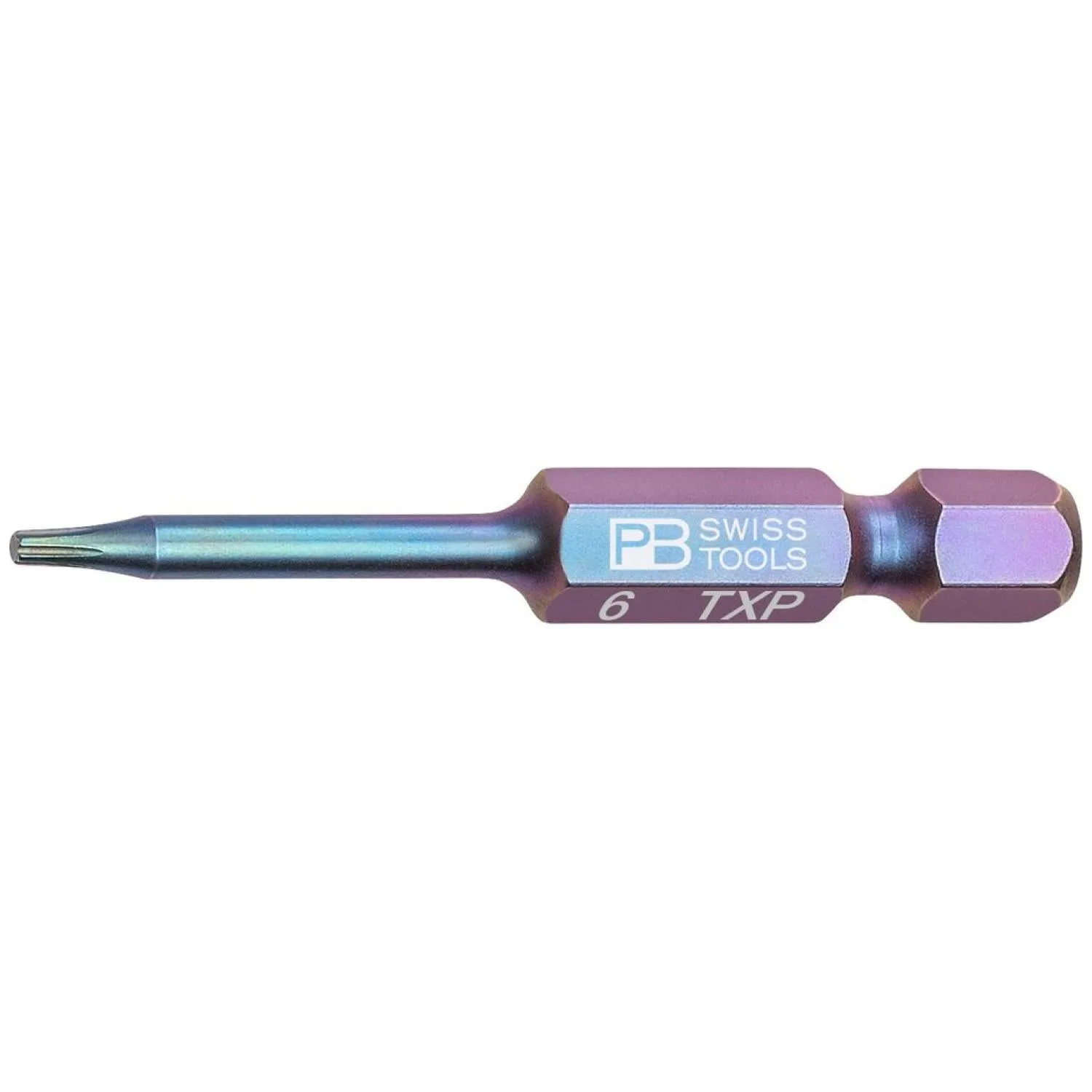 PB Swiss PB E6.401/6 Bit with Colour Coding, TORX Plus, IP6, 50mm