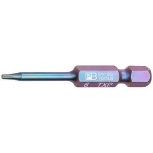 PB Swiss PB E6.401/6 Bit with Colour Coding, TORX Plus, IP6, 50mm