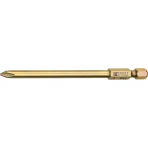 PB Swiss PB E6L.190/1 Long Blade Precision Bits for Phillips Screws, S - PH1 x 95mm