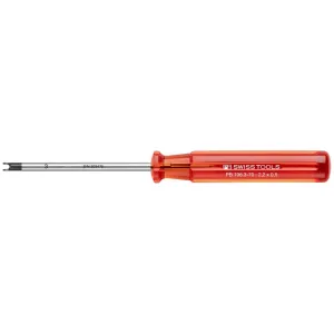 PB Swiss Tools PB 196.3-70 Slotted Nut Classic Screwdrivers, M2 x 70mm