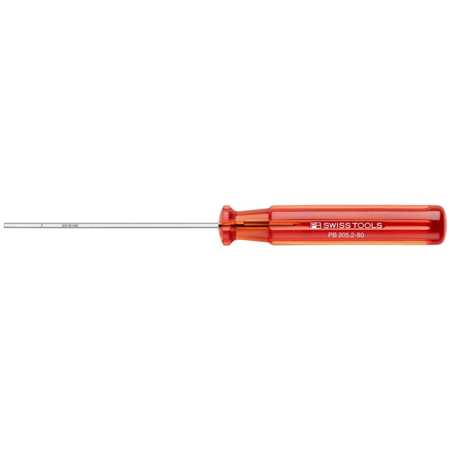 PB Swiss Tools PB 205.2-80 Hex Classic screwdrivers, 2mm x 80mm