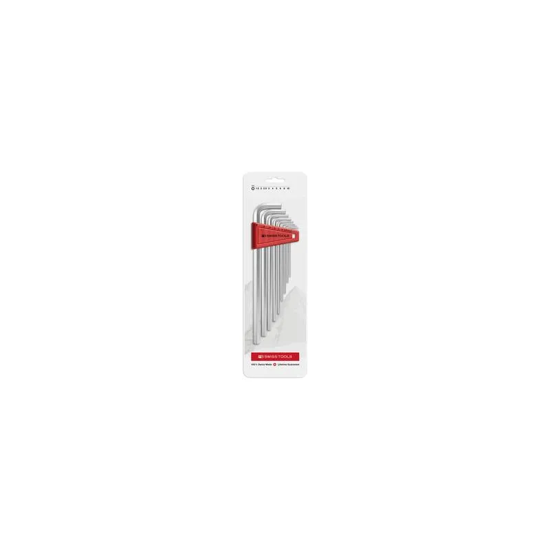 PB Swiss Tools PB 211.H-10 CN L-Key Set Hex 9-Piece