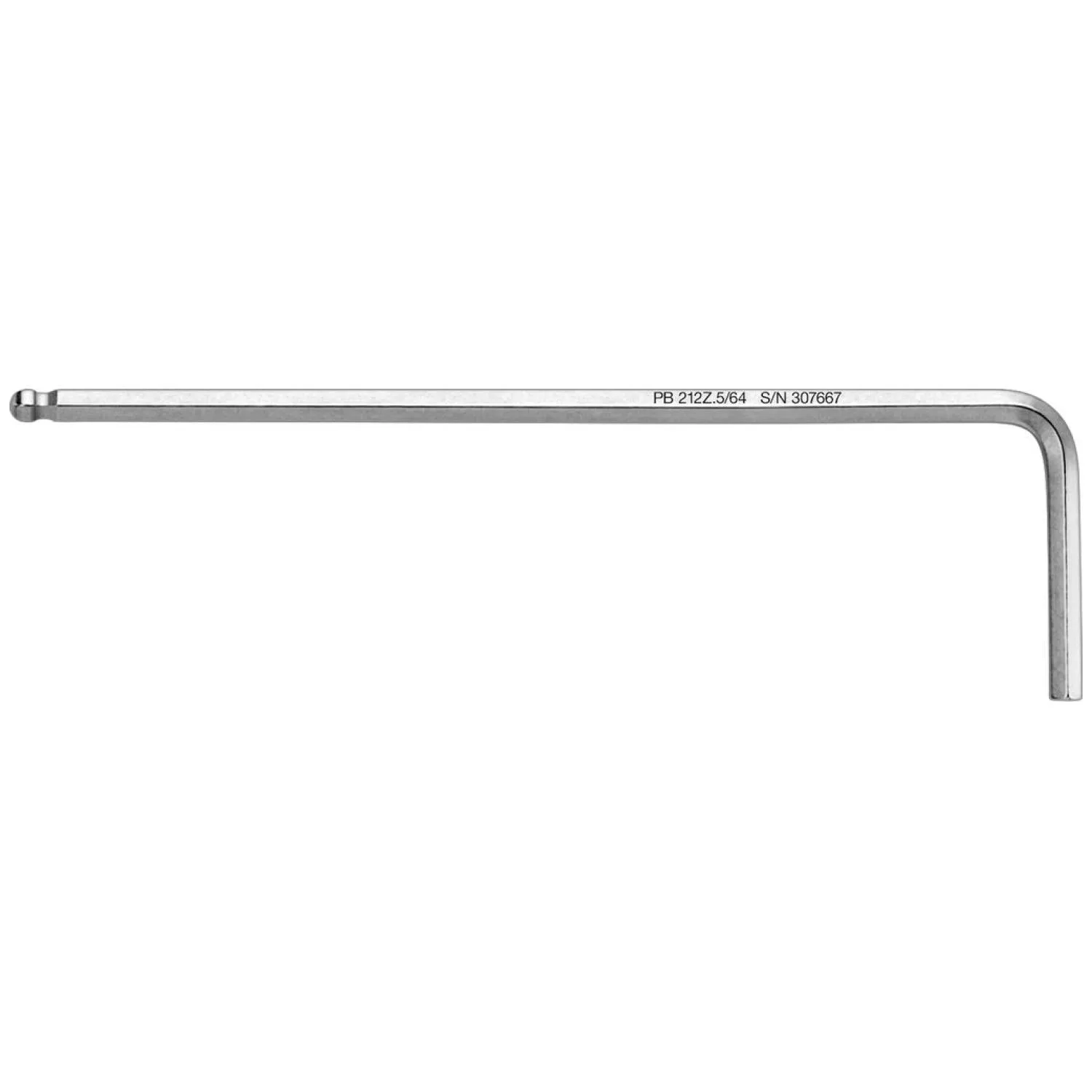 PB Swiss Tools PB 212Z.5/64 Hex Key L-Wrenches with Ball Point